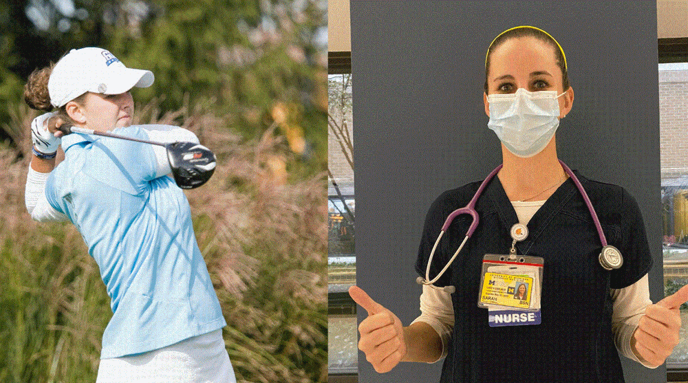 Nursing graduate, LPGA hopeful returns to frontlines to treat COVID-19 patients